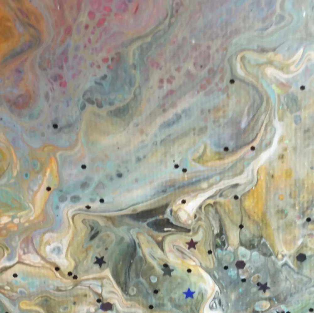 NEW Original Acrylic Painting, Designs By Sandy, "HAPPY HOLI", 8x10 - Picture 4 of 13